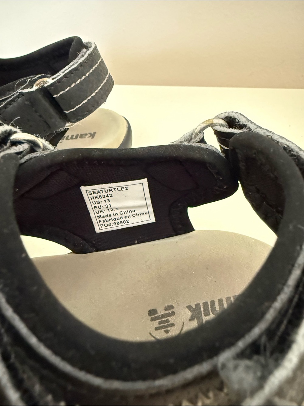 Kamik Toddlers' Little Kid 13 Seaturtle 2 Sandal - Picture 6 of 8